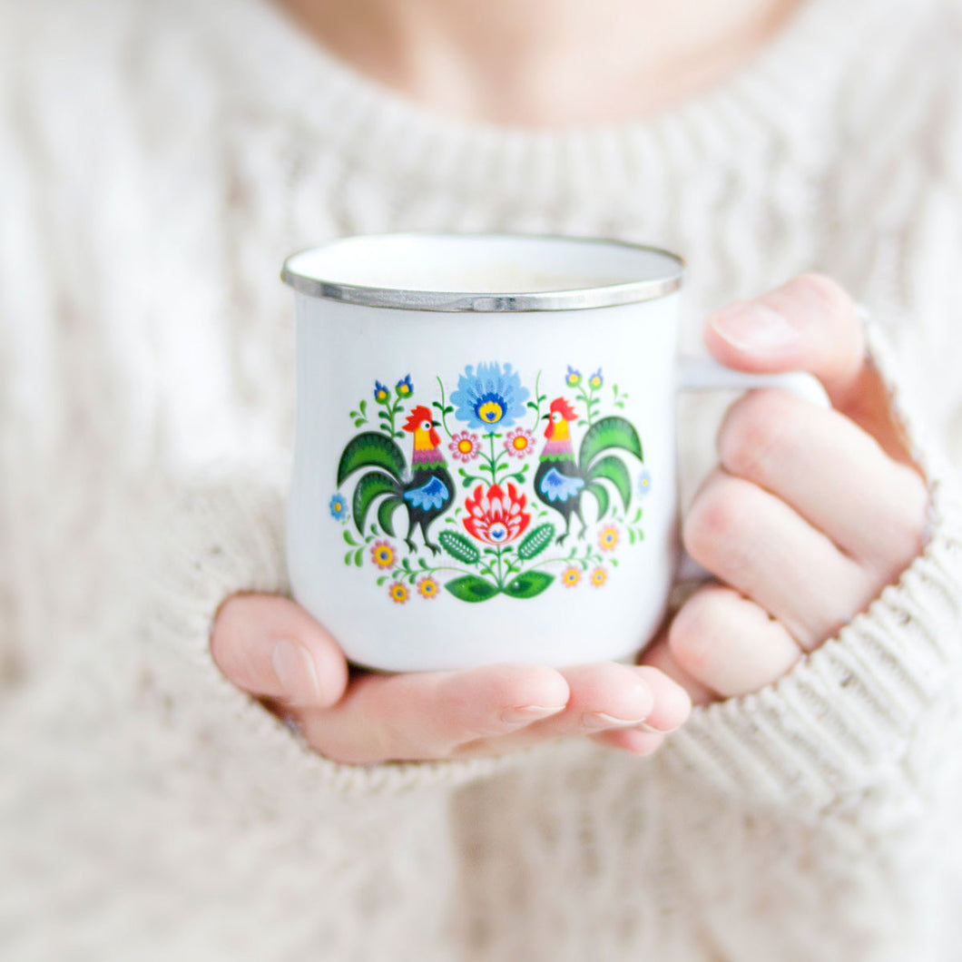 Colorful Rooster Mug